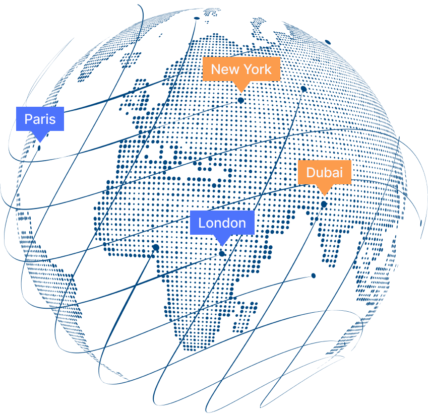 Destinations Map